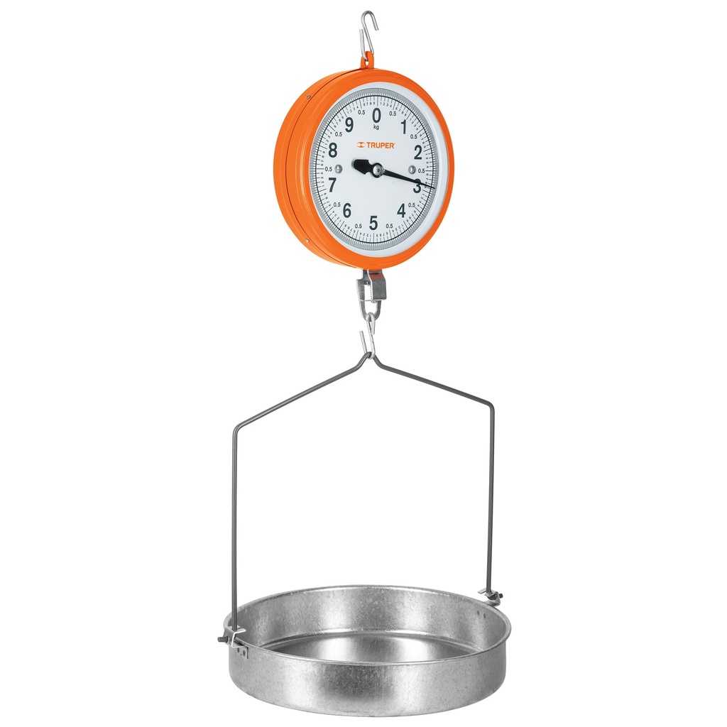 17087 / Bascula capacidad 10 kg mecanica colgante, Truper