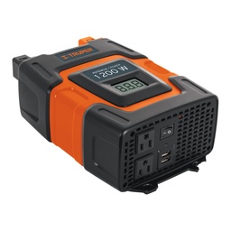 [10491] 10491 / Inversor de corriente de 1200 W con puertos USB, Truper