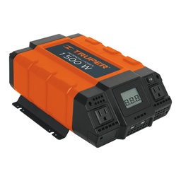 [10492] 10492 / Inversor de corriente de 1500 W con puertos USB, Truper