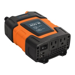 [10449] 10449 / Inversor de corriente de 400 W con puertos USB, Truper
